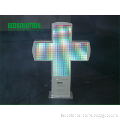 Full Color LED Cross Display (LS-PC-P16-RGB-48x48)